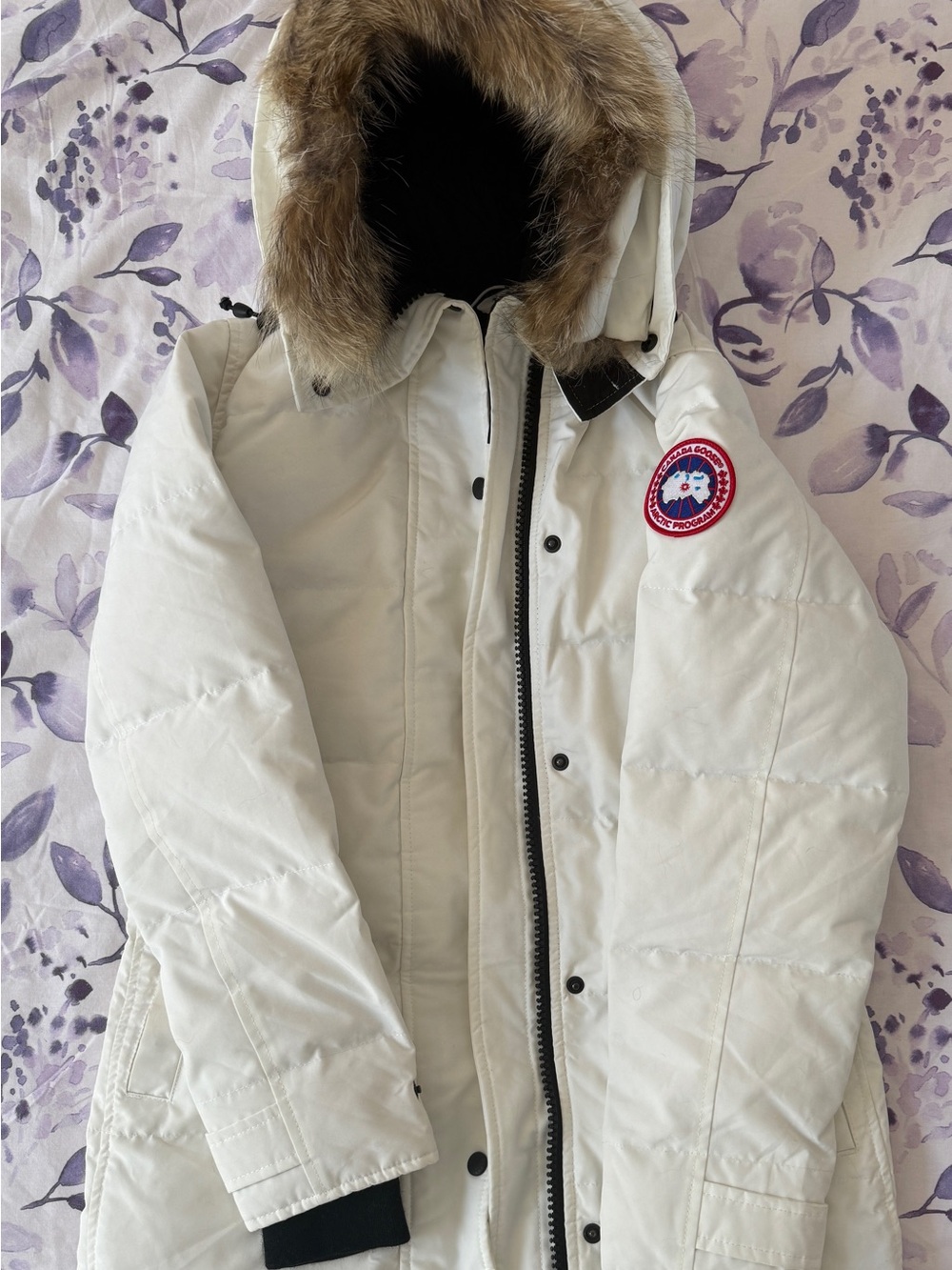 Authentic Canada Goose Shelburne Parka Heritage - Northstar White - Size S